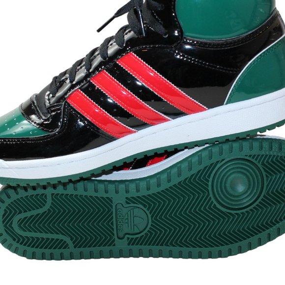 Adidas Basketball Shoe Top Ten RB Black/Red/Green Men's 10 NEW! - Picture 12 of 12